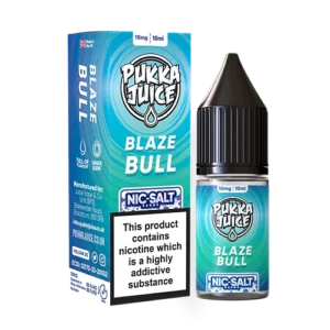 Buy Pukka Juice Blaze Bull Nic Salt E liquid 10x10ml