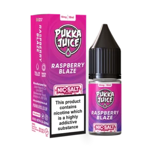Buy Pukka Juice Raspberry Blaze Nic Salt E liquid 10x10ml